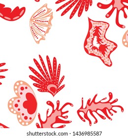 Creative universal artistic floral background. Trendy Graphic Design for banner, poster, cover.