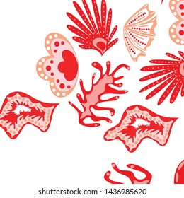 Creative universal artistic floral background. Trendy Graphic Design for banner, poster, cover.