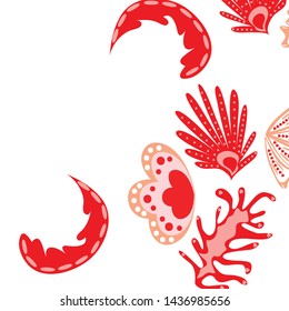 Creative universal artistic floral background. Trendy Graphic Design for banner, poster, cover.