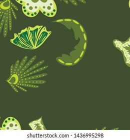 Creative universal artistic floral background. Trendy Graphic Design for banner, poster, cover.