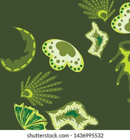 Creative universal artistic floral background. Trendy Graphic Design for banner, poster, cover.