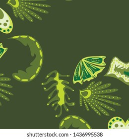 Creative universal artistic floral background. Trendy Graphic Design for banner, poster, cover.