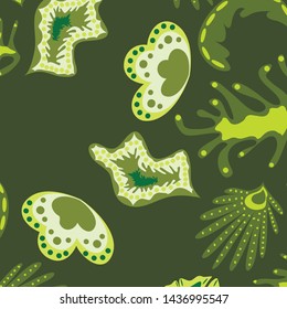 Creative universal artistic floral background. Trendy Graphic Design for banner, poster, cover.