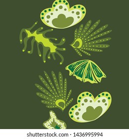 Creative universal artistic floral background. Trendy Graphic Design for banner, poster, cover.