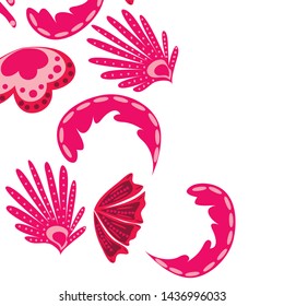Creative universal artistic floral background. Trendy Graphic Design for banner, poster, cover.