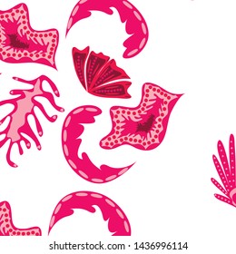 Creative universal artistic floral background. Trendy Graphic Design for banner, poster, cover.