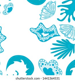 Creative universal artistic floral background. Trendy Graphic Design for banner, poster, cover.