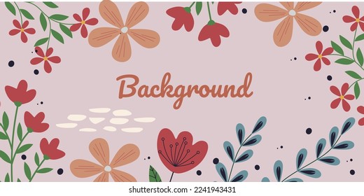 Creativo fondo artístico universal floral. Texturas de doodle de mano dibujada. Diseño gráfico de moda para banner, portada, invitación, afiche, tarjeta, cartel, folleto, folleto o cabecera