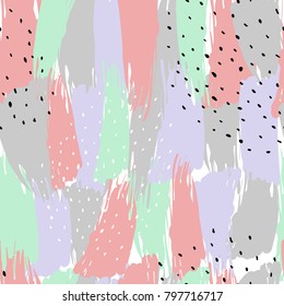 Creative universal artistic floral background. Hand Drawn textures. Trendy Graphic Design for banner, poster, card, cover, invitation, placard, brochure or header. Art