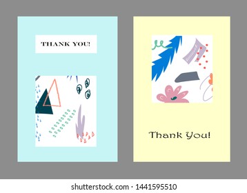 Creative universal artistic floral cards. Trendy Graphic Design for banner, poster, invitation, cover, placard, brochure, header.