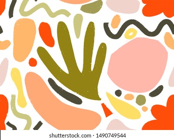 Diseño artístico universal creativo y de diseño sin fisuras. Texturas dibujadas a mano. Diseño gráfico de moda para banner, afiche, tarjeta, portada, invitación, cartel, folleto o encabezado.