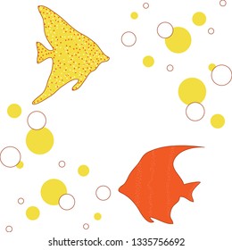 Creative universal artistic sea background. Trendy Graphic Design for seamless pattern print for textiles, poster card cover invitation placard brochure in a minimalism style.
