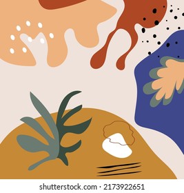 Kreative universelle Kopfzeile. Modernes Grafikdesign. Handgezeichnete Texturen. Ideal für Web, Card, Poster, Cover, Einladung, Broschüre. Vektorgrafik.