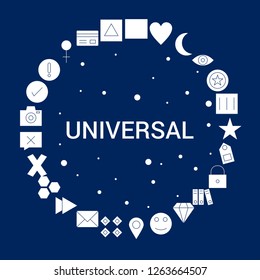 Creative Universal icon Background