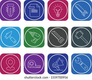 creative universal icon set of 12
 
