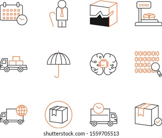  creative universal icon set of 12
 