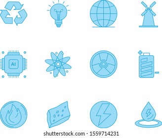 creative universal icon set of 12
 