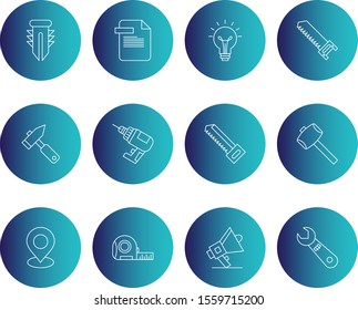 creative universal icon set of 12
 
