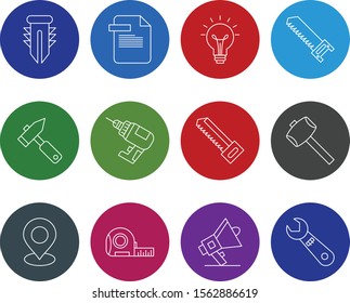 creative universal icon set of 12
 
