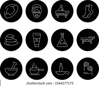creative universal icon set of 12
 