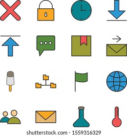  creative universal icon set of 16
 