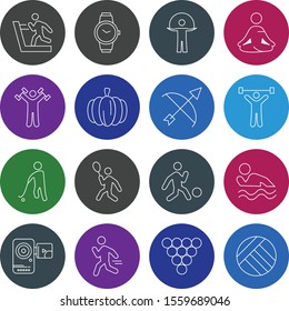  creative universal icon set of 16
 