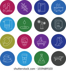 creative universal icon set of 16
 