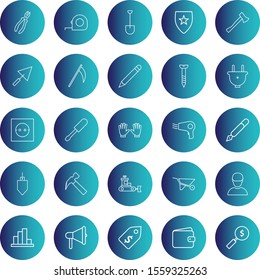 creative universal icon set of 25
 