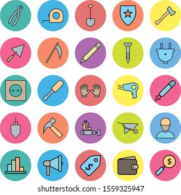 creative universal icon set of 25
 