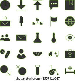 creative universal icon set of 25
 