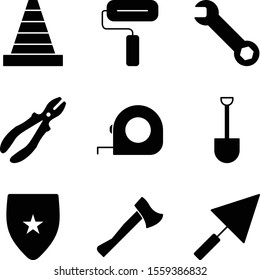 creative universal icon set of 9
 