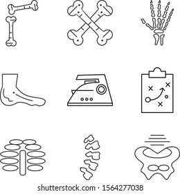 creative universal icon set of 9
 