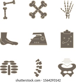 creative universal icon set of 9
 