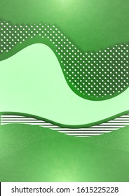 Creative universal wavy pattern with geometric elements and stripes. Trendy graphic template for banner, poster, card, cover, invitation, brochure. Drawing for fabric design. Vector.