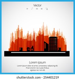 Kreative Stadtlandschaft 