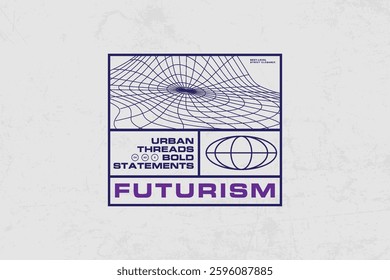 Creative urban streetwear concept vector graphic design