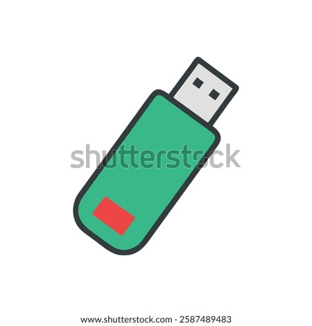 Creative USB Flash Drive Icon for Students