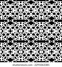 The creative use of graphic lines and geometric shapes on the textile repeat seamless fabric tile, with a unique texture, creates a visually striking and modern design.