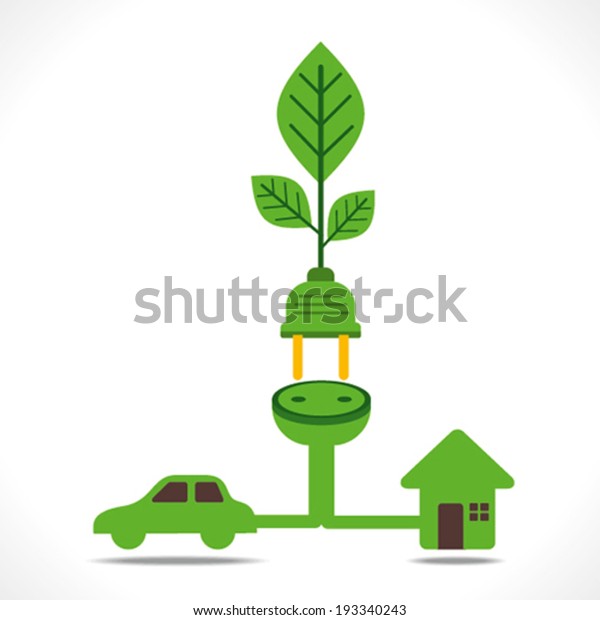 creative  uses of\
green energy concept\
vector