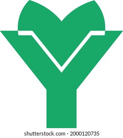 logotipo de icono de letra v creativa