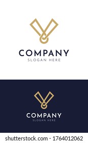 Creative V Letter Logo Design Template. Premium Luxury V Logo Icon Vector. Elegant Luxurious Beautiful Logo For Business Company.