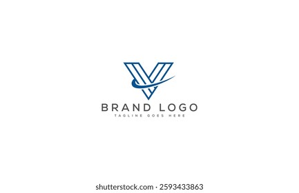 Creative V logo for Branding  and Startups.