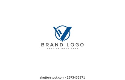 Creative V logo for Branding  and Startups.