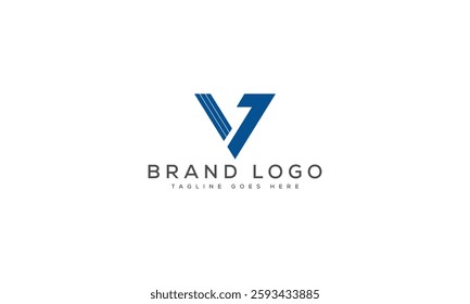 Creative V logo for Branding  and Startups.