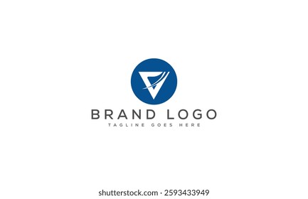 Creative V logo for Branding  and Startups.