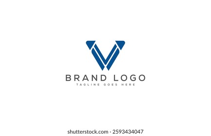 Creative V logo for Branding  and Startups.