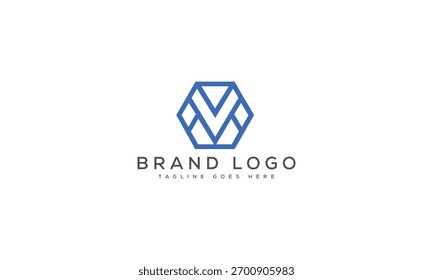 Creative V logo for Branding and Startups.