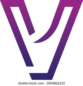 Creative V logo icon design