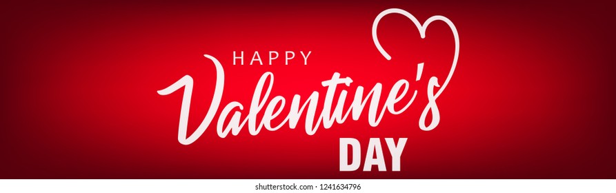 Creative valentines day vector with happy valentines day text with heart symbol on red background.