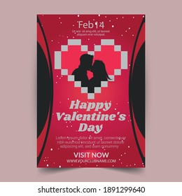 Creative Valentine`s Poster Design Template In This Year
